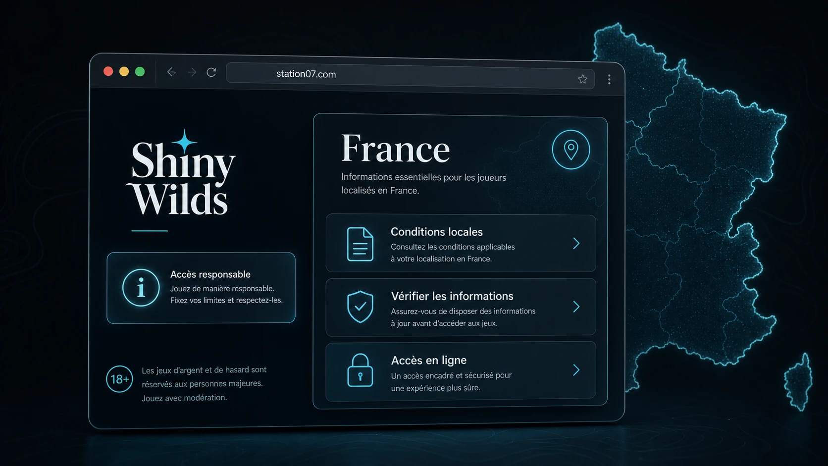 Shiny Wilds casino en France